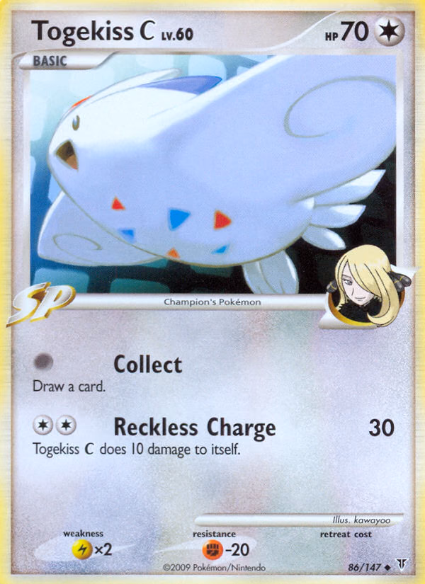 Togekiss C Pokemon card (86/147, Supreme Victors)