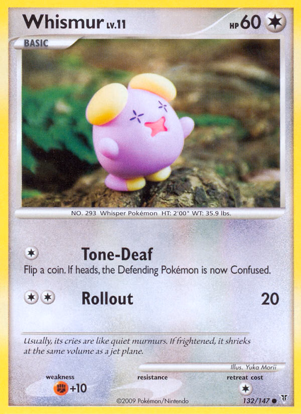 Whismur Pokemon card (132/147, Supreme Victors)
