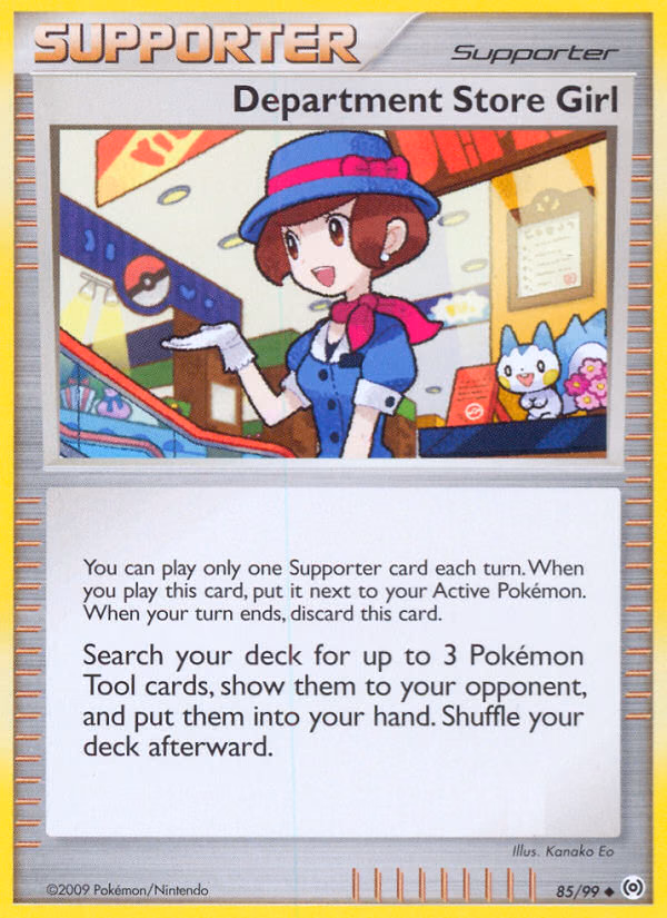 Department Store Girl Pokemon card (85/99, Arceus)