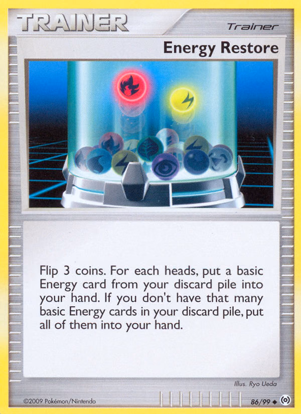 Energy Restore Pokemon card (86/99, Arceus)