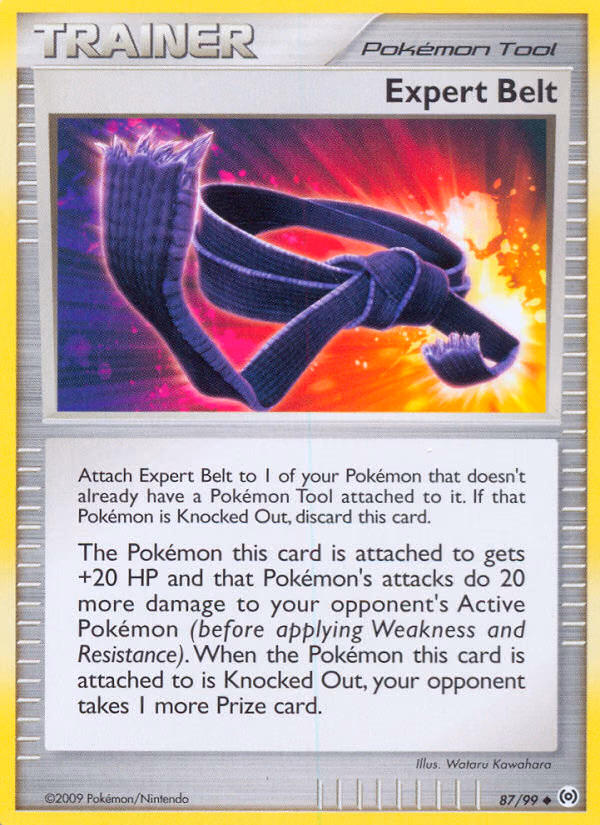 Expert Belt Pokemon card (87/99, Arceus)