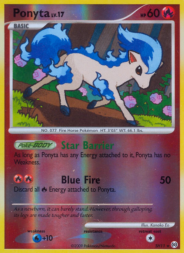 Ponyta Pokemon card (SH11/AR9, Arceus)
