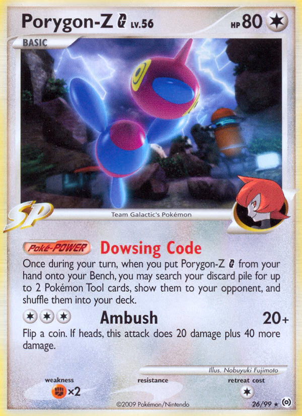 Porygon-Z G Pokemon card (26/99, Arceus)