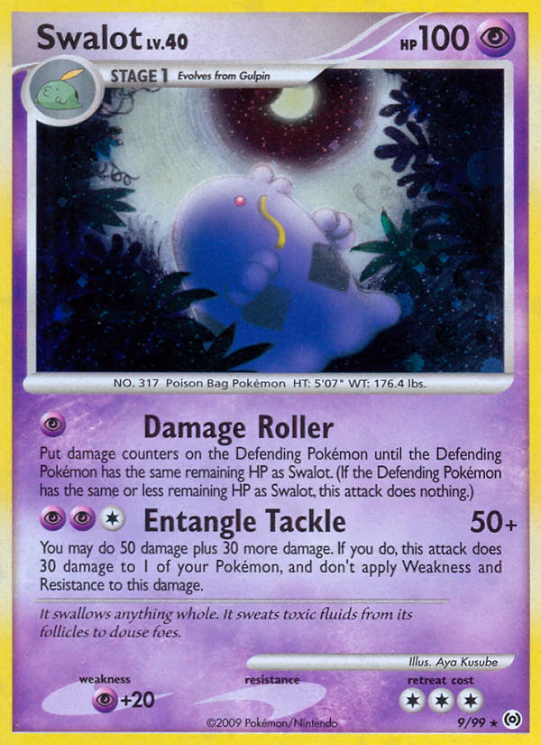 Swalot Pokemon card (9/99, Arceus)