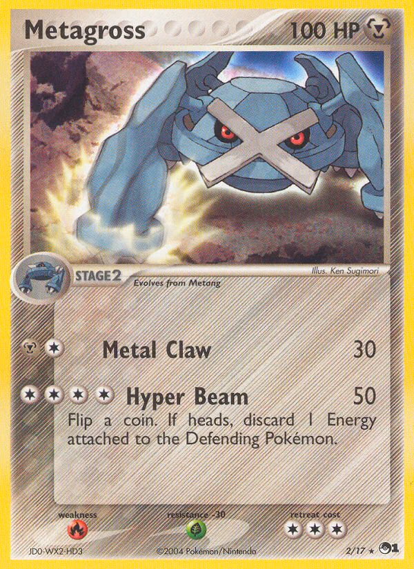 Metagross Pokemon card (2/17, POP Series 1)
