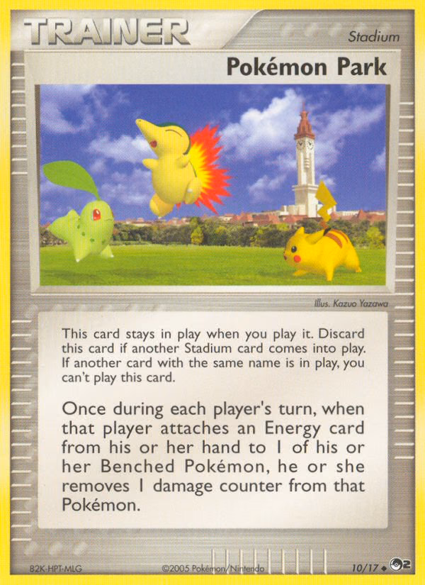 Pokémon Park Pokemon card (10/17, POP Series 2)