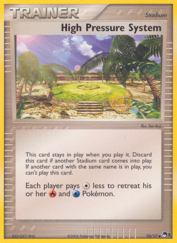 High Pressure System Pokemon card (10/17, POP Series 3)