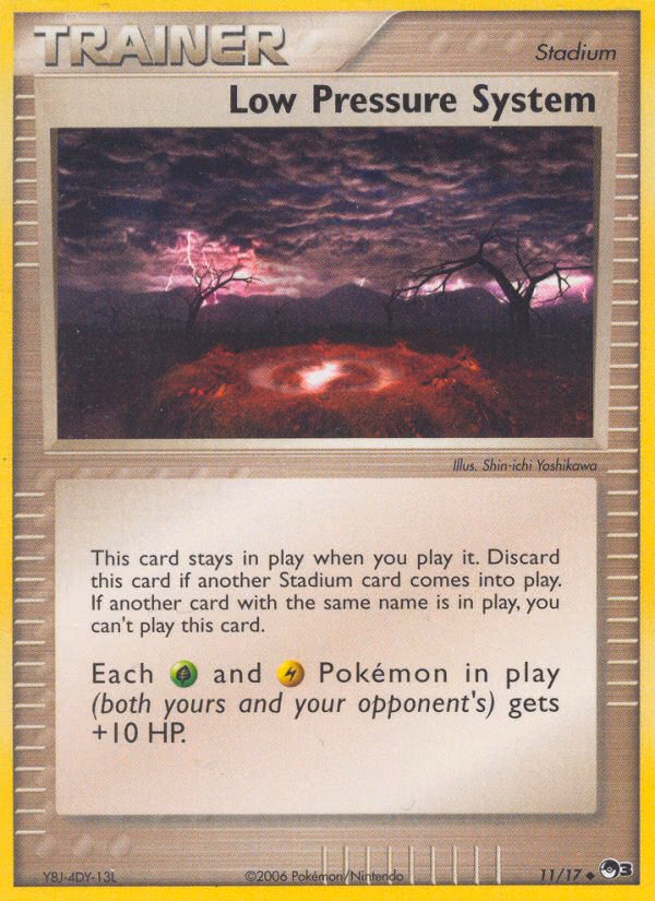Low Pressure System Pokemon card (11/17, POP Series 3)