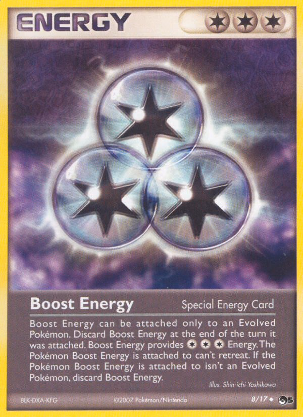Boost Energy Pokemon card (8/17, POP Series 5)