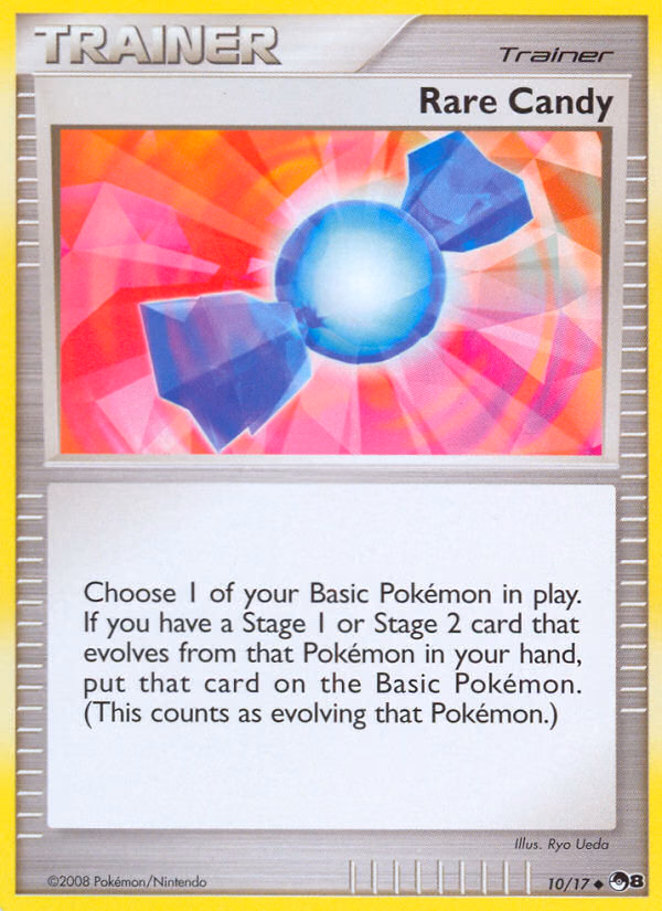 Rare Candy Pokemon card (10/17, POP Series 8)