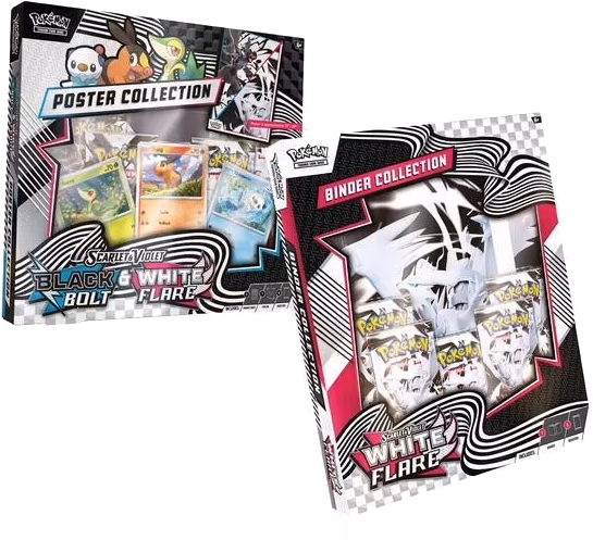 Pokemon White Flare Binder & Unova Poster Collection (Sam's Club)