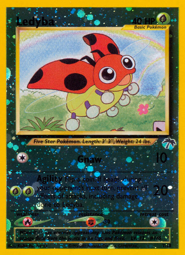 Ledyba Pokemon card (7/18, Southern Islands)