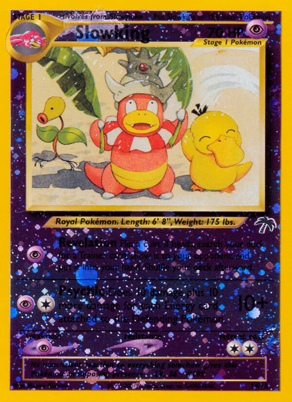 Slowking Pokemon card (14/18, Southern Islands)