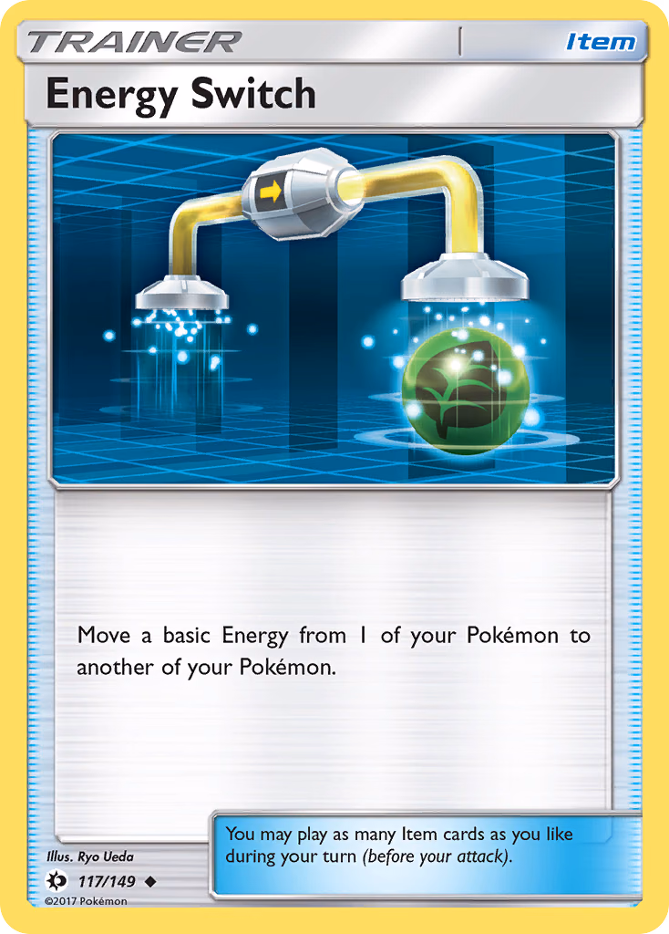 Energy Switch Pokemon card (117/149, Sun & Moon)