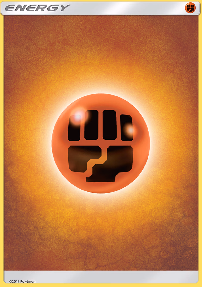 Fighting Energy Pokemon card (169/149, Sun & Moon)