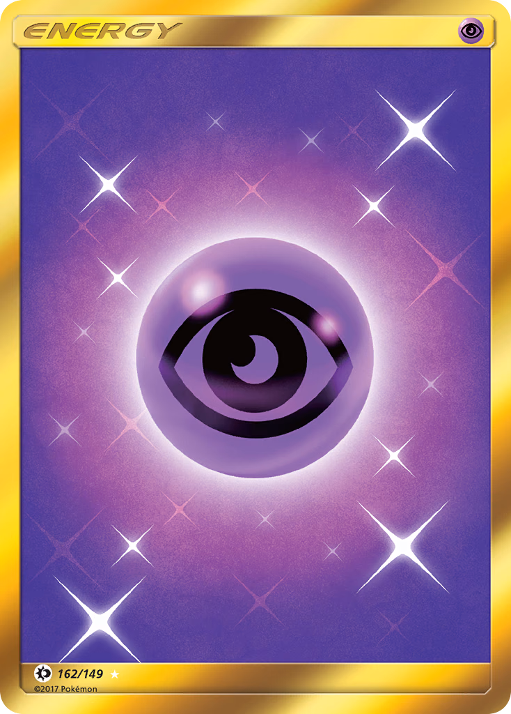 Psychic Energy Pokemon card (162/149, Sun & Moon)