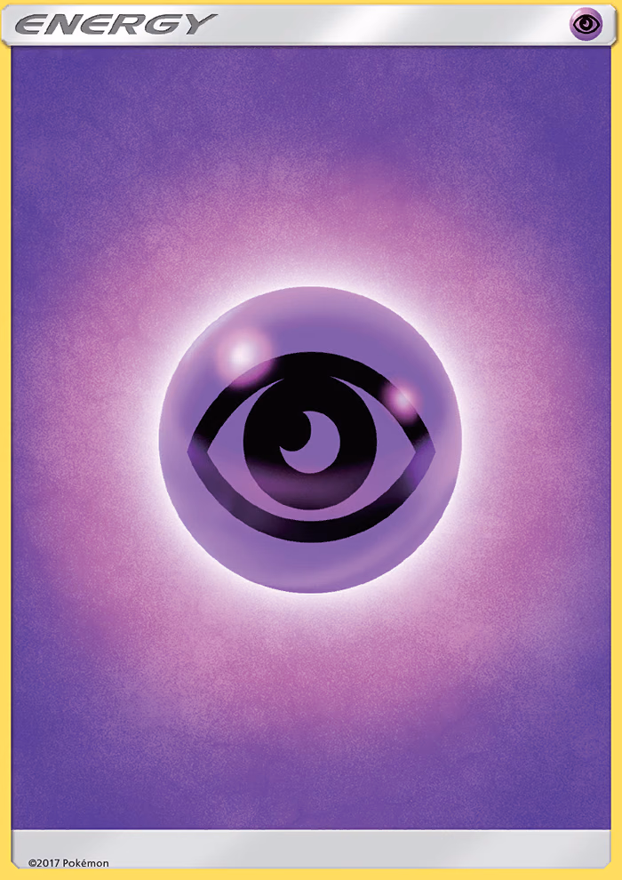 Psychic Energy Pokemon card (168/149, Sun & Moon)