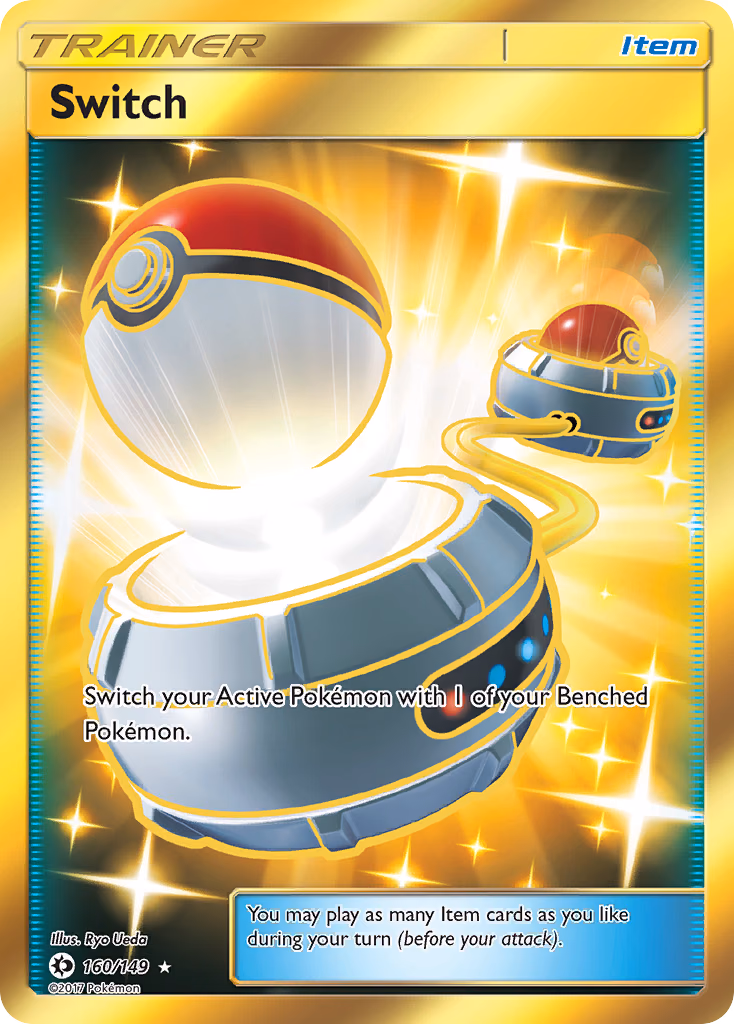 Switch Pokemon card (160/149, Sun & Moon)