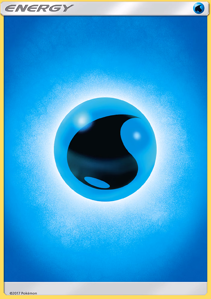 Water Energy Pokemon card (166/149, Sun & Moon)