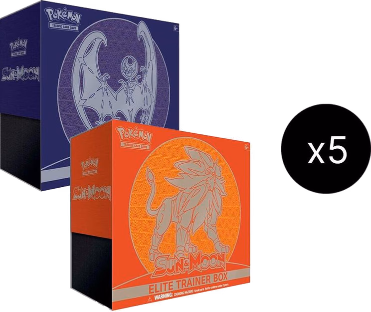 Pokemon Sun & Moon Elite Trainer Box Case