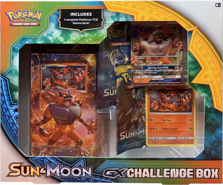 Pokemon Sun & Moon GX Challenge Box [Incineroar]