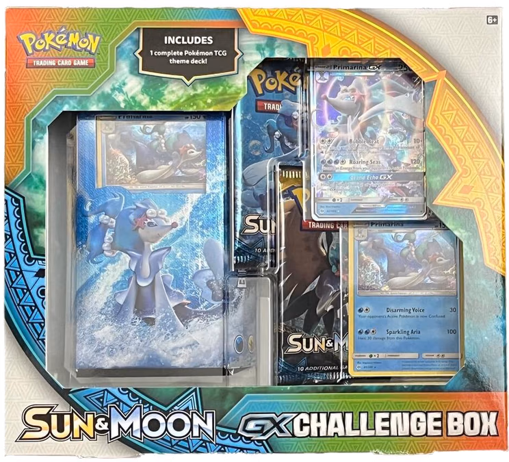 Pokemon Sun & Moon GX Challenge Box [Primarina]