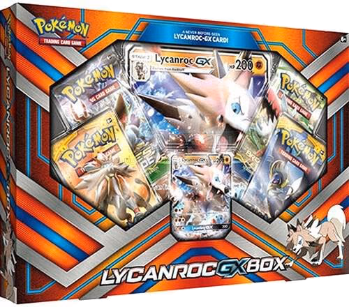 Pokemon Sun & Moon Lycanroc GX Box