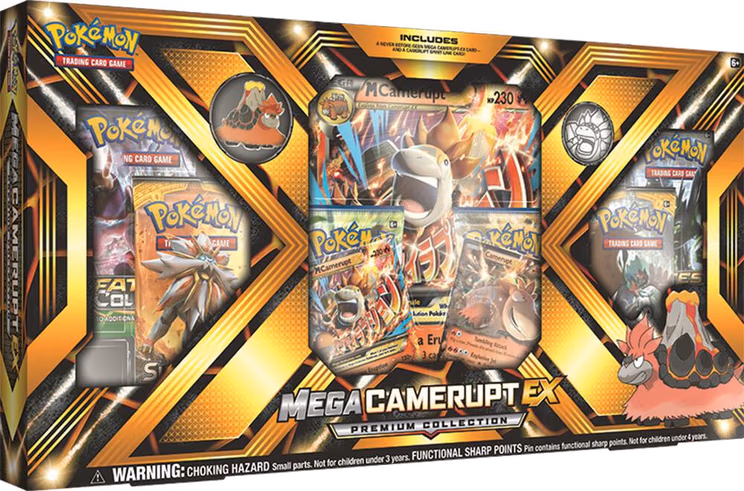 Pokemon Sun & Moon Mega Camerupt EX Premium Collection