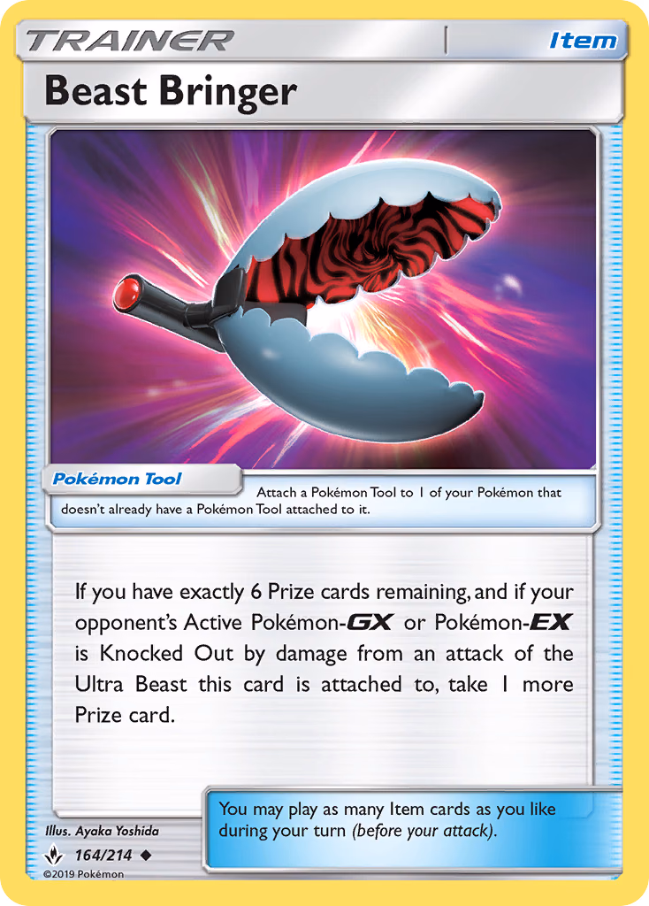 Beast Bringer Pokemon card (164/214, Unbroken Bonds)
