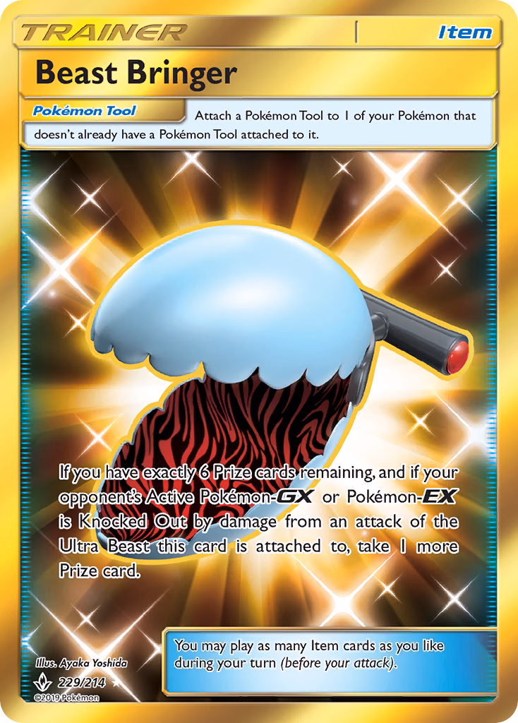 Beast Bringer Pokemon card (229/214, Unbroken Bonds)