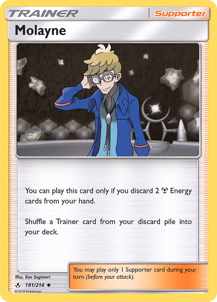 Molayne Pokemon card (181/214, Unbroken Bonds)