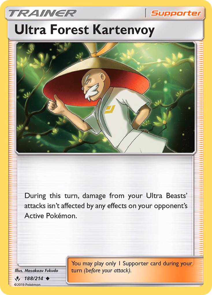 Ultra Forest Kartenvoy Pokemon card (188/214, Unbroken Bonds)