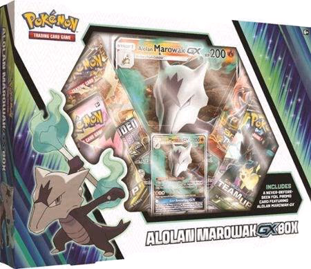 Pokemon Unbroken Bonds Alolan Marowak GX Box