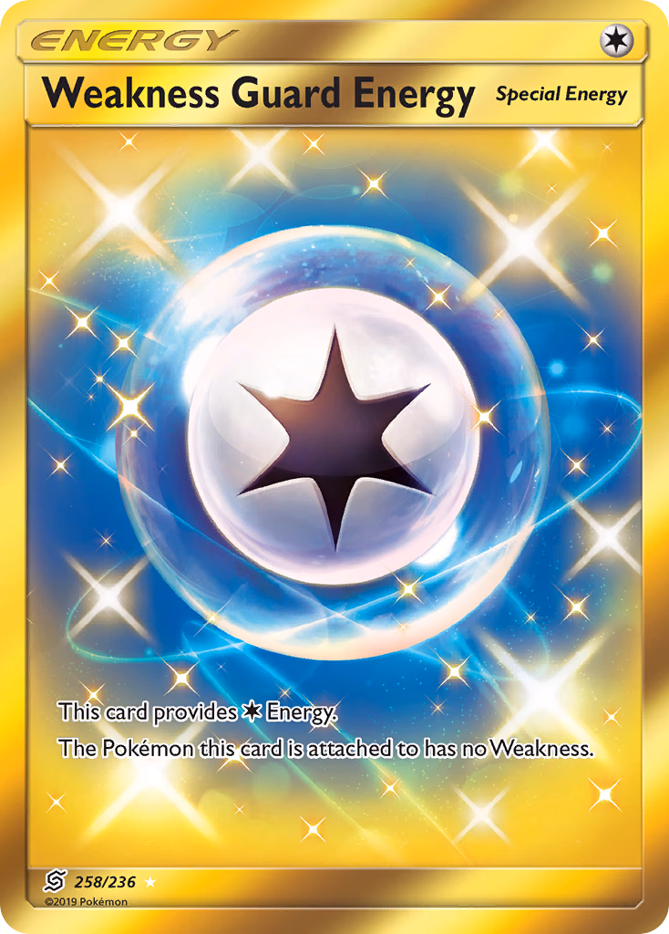 Weakness Guard Energy Pokemon card (258/236, Unified Minds)