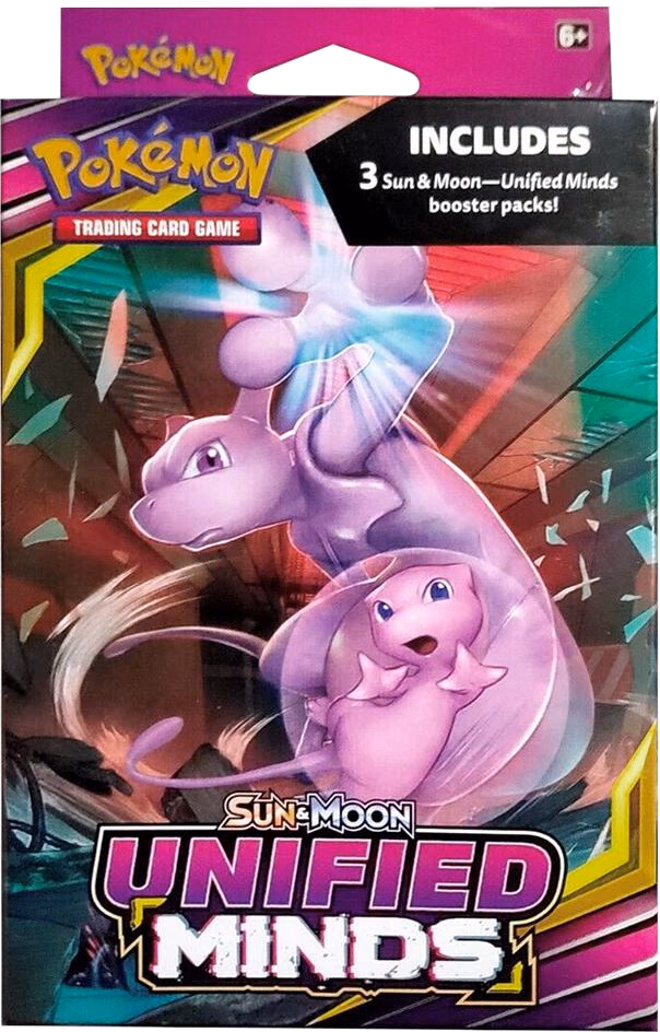 Pokemon Unified Minds 3 Pack Hanger Box