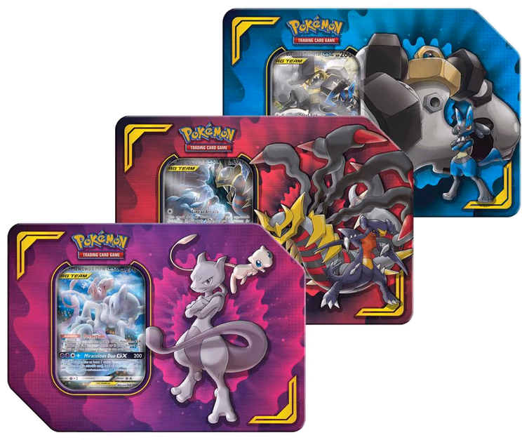 Pokemon Unified Minds Power Partnership Tin [Set of 3]
