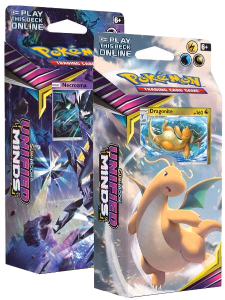 Pokemon Unified Minds Theme Deck [Set of 2]