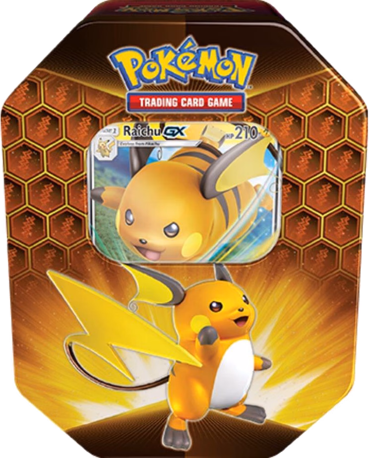 Pokemon Hidden Fates Tin [Raichu GX]