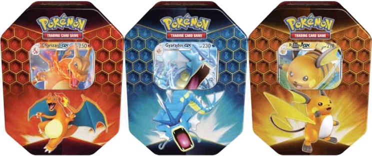 Pokemon Hidden Fates Tin [Set of 3]