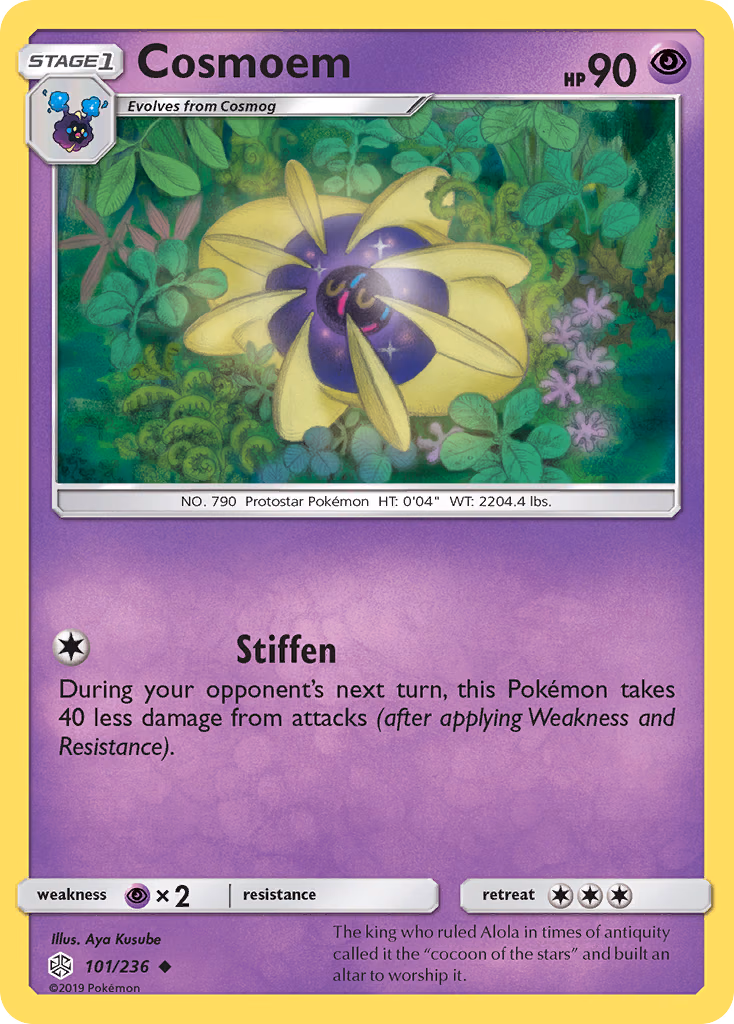 Cosmoem Pokemon card (101/236, Cosmic Eclipse)