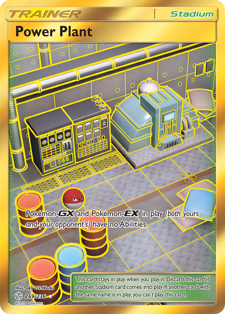 Power Plant Pokemon card (269/236, Cosmic Eclipse)
