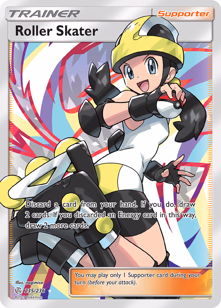 Roller Skater Pokemon card (235/236, Cosmic Eclipse)