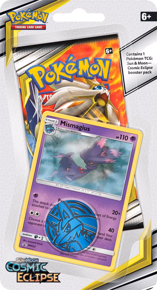 Pokemon Cosmic Eclipse Single Pack Blister [Mismagius]