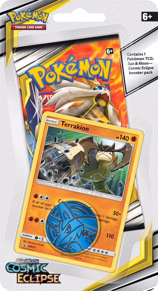 Pokemon Cosmic Eclipse Single Pack Blister [Terrakion]