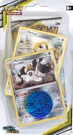Pokemon Cosmic Eclipse Sun & Moon Single Blister Pack [Meltan & Melmetal]
