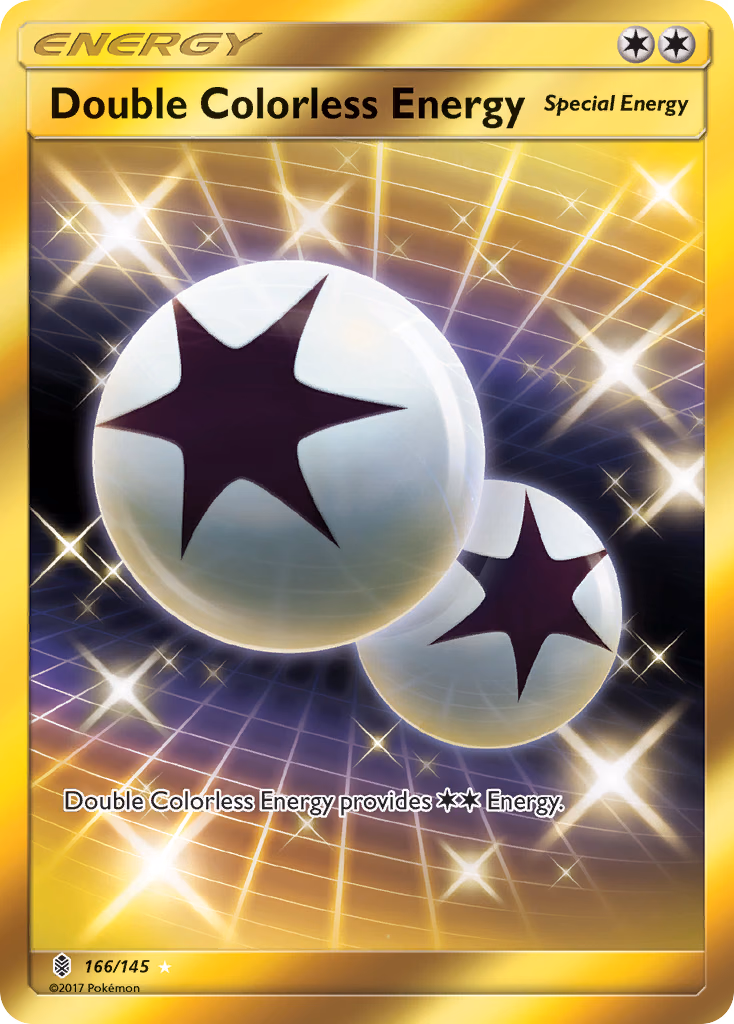 Double Colorless Energy Pokemon card (166/145, Guardians Rising)