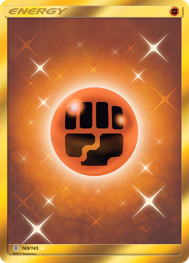Fighting Energy Pokemon card (169/145, Guardians Rising)