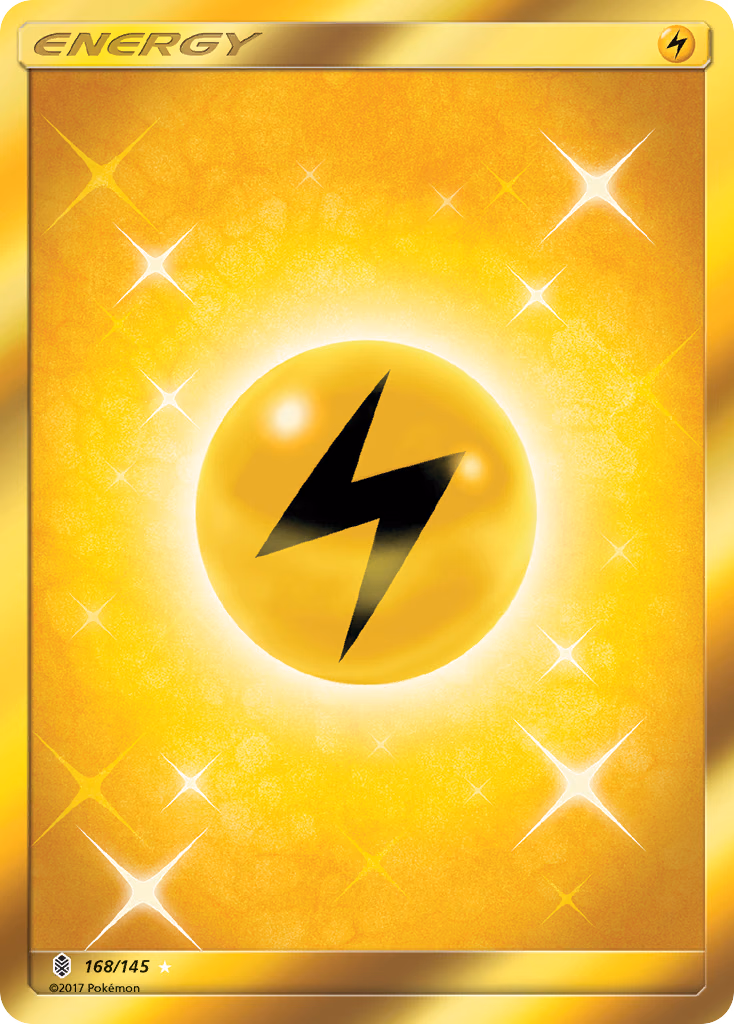 Lightning Energy Pokemon card (168/145, Guardians Rising)
