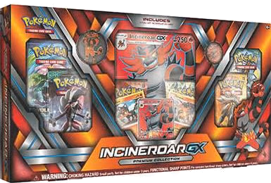 Pokemon Guardians Rising Incineroar GX Premium Collection