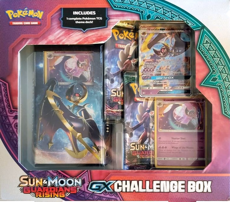 Pokemon Guardians Rising Lunala GX Challenge Box